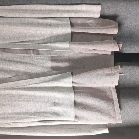 DKNY Taupe Layered Open front Cardigan XS - Picture 3 of 5
